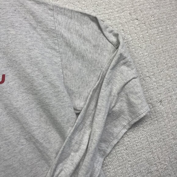 Guru Energy Long Sleeve Promo T-Shirt Men’s Sz L Gray Red Graphic Advertising - Picture 4 of 14